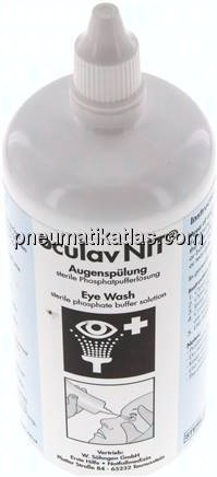 Augenspülung, 250 ml Sterillösung in Druckspülflasche