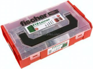 FIXtainer - "Hält-Alles-Box": 50 Stk. Dübel SX 6x30 und Senkkopfschrauben 4,5x40 - 50 Stk. Universal