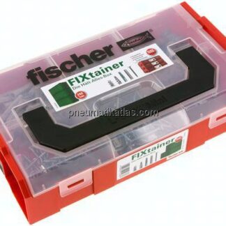 FIXtainer - "Hält-Alles-Box": 50 Stk. Dübel SX 6x30 und Senkkopfschrauben 4,5x40 - 50 Stk. Universal