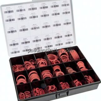 Dichtringsortiment, Vulkan-Fiber, 12 Abmessungen (10 - 42 mm)