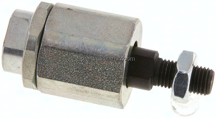 Flexokupplung M 10x1,25, Stahl verzinkt