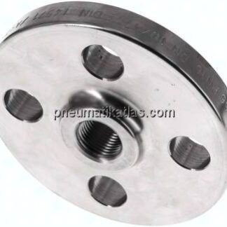 Gewindeflansch DN10-PN16 (DIN), Rp 3/8", DIN 2566, 1.4571