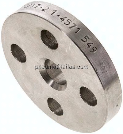 Losflansch DN10-PN10, DIN 2642, 1.4571 Vollmaterial