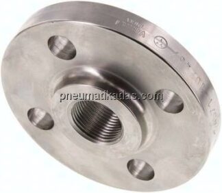 Gewindeflansch DN20-PN16 (DIN), Rp 3/4", DIN 2566, 1.4571