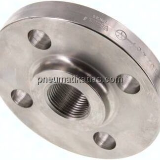 Gewindeflansch DN20-PN16 (DIN), Rp 3/4", DIN 2566, 1.4571