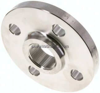 Gewindeflansch DN32-PN16 (DIN), Rp 1-1/4", DIN 2566, 1.4571