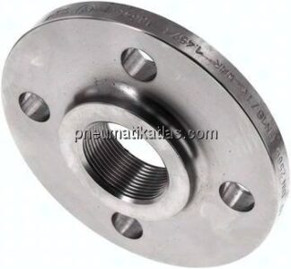 Gewindeflansch DN40-PN16 (DIN), Rp 1-1/2", DIN 2566, 1.4571