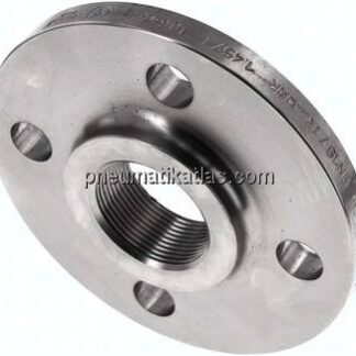 Gewindeflansch DN40-PN16 (DIN), Rp 1-1/2", DIN 2566, 1.4571