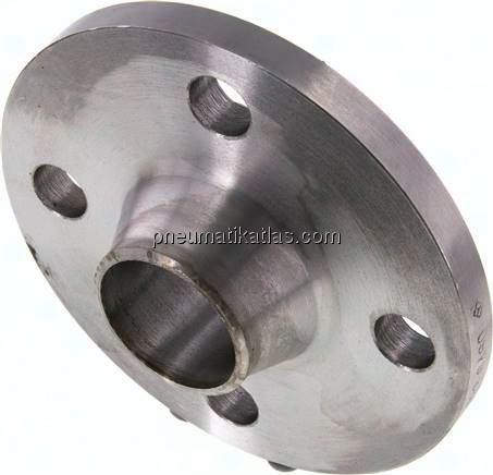 Vorschweißflansch DN40-PN16 (DIN), DIN 2633, 48,3mm, Stahl schwarz