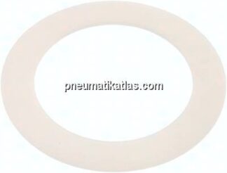Flanschdichtung DN 100, 115x162x3 mm, Silikon