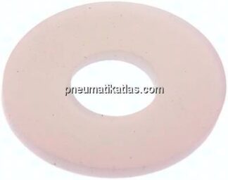 Flanschdichtung DN 10, 18x45x3 mm, Silikon