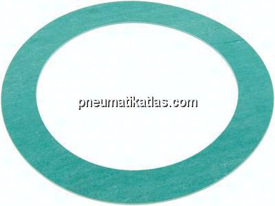 Flanschdichtung DN 125, 141x192x2 mm, C 4400