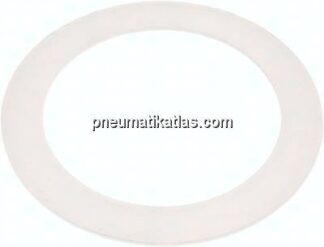 Flanschdichtung DN 125, 141x192x3 mm, Silikon