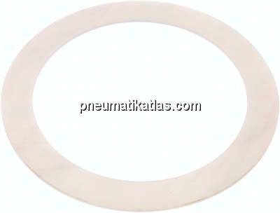 Flanschdichtung DN 150, 169x218x3 mm, Silikon