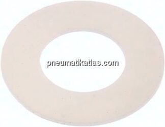 Flanschdichtung DN 32, 43x82x3 mm, Silikon