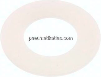 Flanschdichtung DN 40, 49x92x3 mm, Silikon