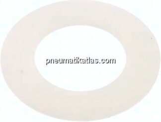 Flanschdichtung DN 50, 61x107x3 mm, Silikon