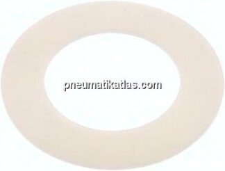 Flanschdichtung DN 65, 77x127x3 mm, Silikon