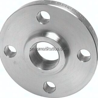 Gewindeflansch DN65-PN16 (DIN), Rp 2-1/2", DIN 2566, 1.4571