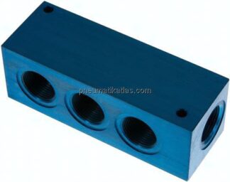 Verteilerleiste 4x G 3/4", Aluminium