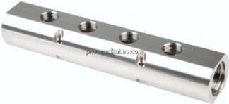 Verteilerleiste 2x G 3/4"-6x G 1/4", 1.4301
