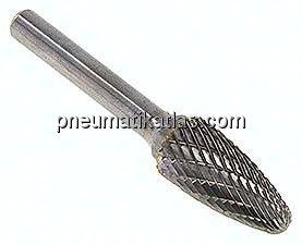 Hartmetall-Frässtift 12mm, RBF - Form F - Rundbogen