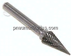 Hartmetall-Frässtift 10mm, SKM - Form M - Spitzkegel