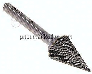 Hartmetall-Frässtift 16mm, SKM - Form M - Spitzkegel