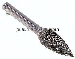 Hartmetall-Frässtift 12mm, SPG - Form G - Spitzbogen / Geschoss