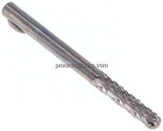 Hartmetall-Frässtift 3mm, WRC - Form C - Walzenrund / Kugelzylinder