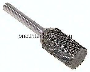 Hartmetall-Frässtift 16mm, ZYA - Form A - Zylinder ohne Stirnverzahnung