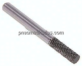 Hartmetall-Frässtift 6mm, ZYA - Form A - Zylinder ohne Stirnverzahnung