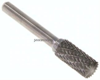 Hartmetall-Frässtift 10mm, ZYAS - Form A - Zylinder mit Stirnverzahnung