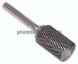 Hartmetall-Frässtift 16mm, ZYAS - Form A - Zylinder mit Stirnverzahnung