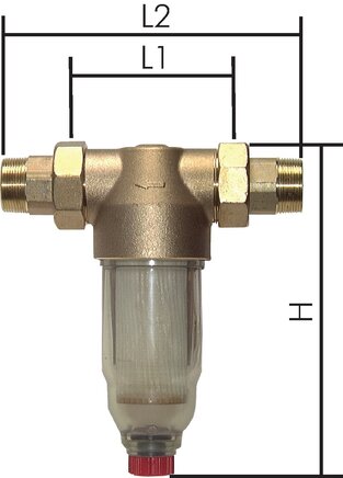 Trinkwasser-Feinfilter R 2"