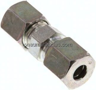 Gerade Schneidringverschraubung 8 S (M16x1,5), Stahl verzinkt