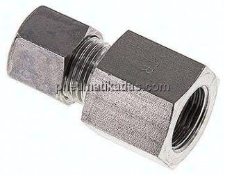 Aufschraub-Schneidringverschr. G 3/8"-10 L (M16x1,5), Klemmring 1.4571 (NC)