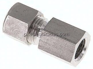 Aufschraub-Schneidringverschr. G 1/4"-10 L (M16x1,5), Klemmring 1.4571 (NC)
