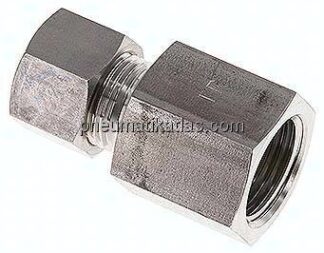 Aufschraub-Schneidringverschr. G 1/2"-12 L (M18x1,5), Klemmring 1.4571 (NC)