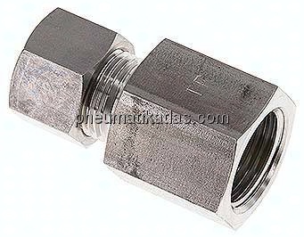 Aufschraub-Schneidringverschr. G 1/2"-12 L (M18x1,5), Klemmring 1.4571 (NC)