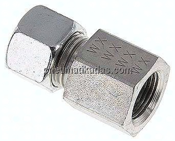 Aufschraub-Schneidringverschr. G 3/8"-12 L (M18x1,5), Stahl verzinkt