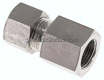 Aufschraub-Schneidringverschr. G 3/8"-12 L (M18x1,5), Klemmring 1.4571 (NC)