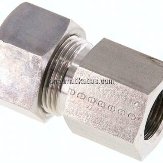 Aufschraub-Schneidringverschr. G 3/8"-15 L (M22x1,5), Klemmring 1.4571 (NC)
