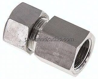Aufschraub-Schneidringverschr. G 1/2"-15 L (M22x1,5), 1.4571
