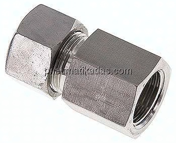 Aufschraub-Schneidringverschr. G 1/2"-15 L (M22x1,5), 1.4571