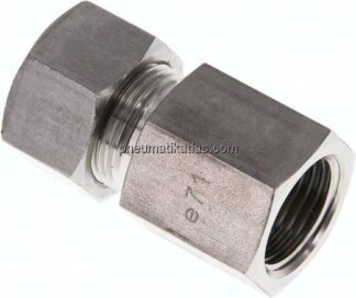 Aufschraub-Schneidringverschr. G 1/2"-15 L (M22x1,5), Klemmring 1.4571 (NC)