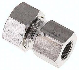 Aufschraub-Schneidringverschr. G 3/8"-18 L (M26x1,5), Klemmring 1.4571 (NC)