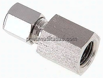 Aufschraub-Schneidringverschr. G 1/4"-6 L (M12x1,5), 1.4571