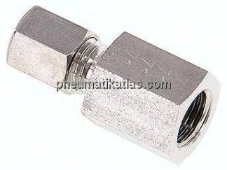 Aufschraub-Schneidringverschr. G 1/4"-6 L (M12x1,5), Klemmring 1.4571 (NC)