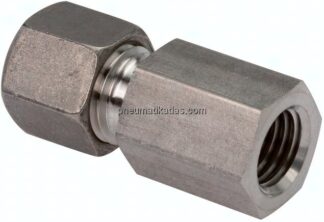 Aufschraub-Schneidringverschr. M 22x1,5-18 L (M26x1,5), Klemmring 1.4571 (NC)